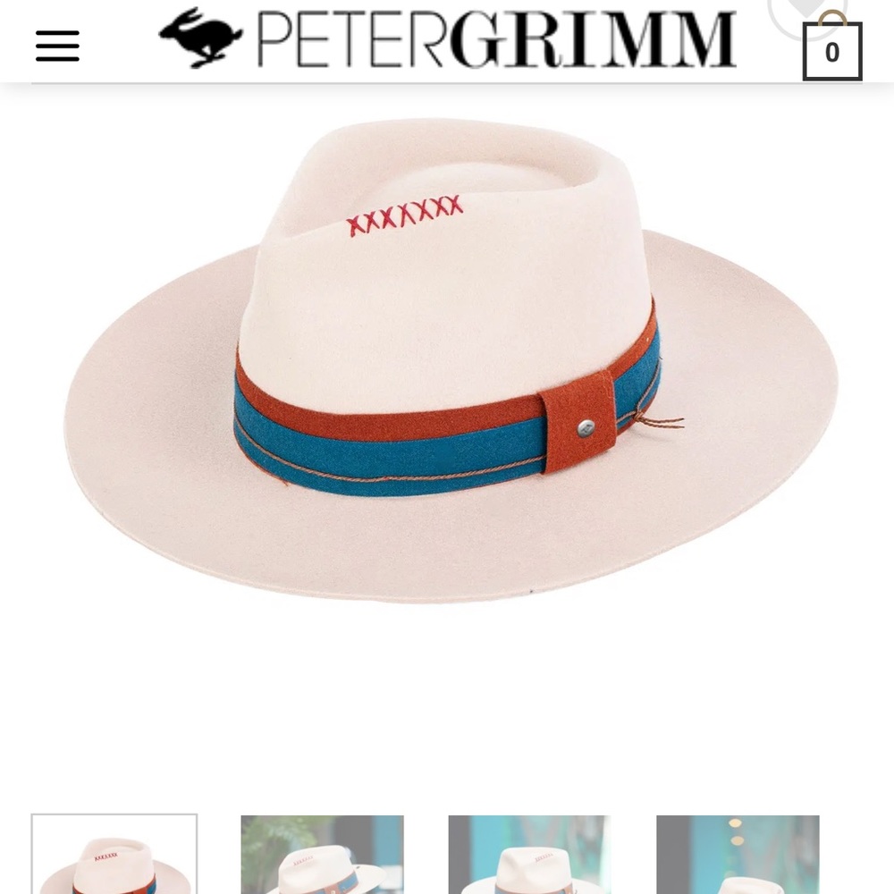 Peter Grimm stitched felt hat.  Size large/xl new with tags.
